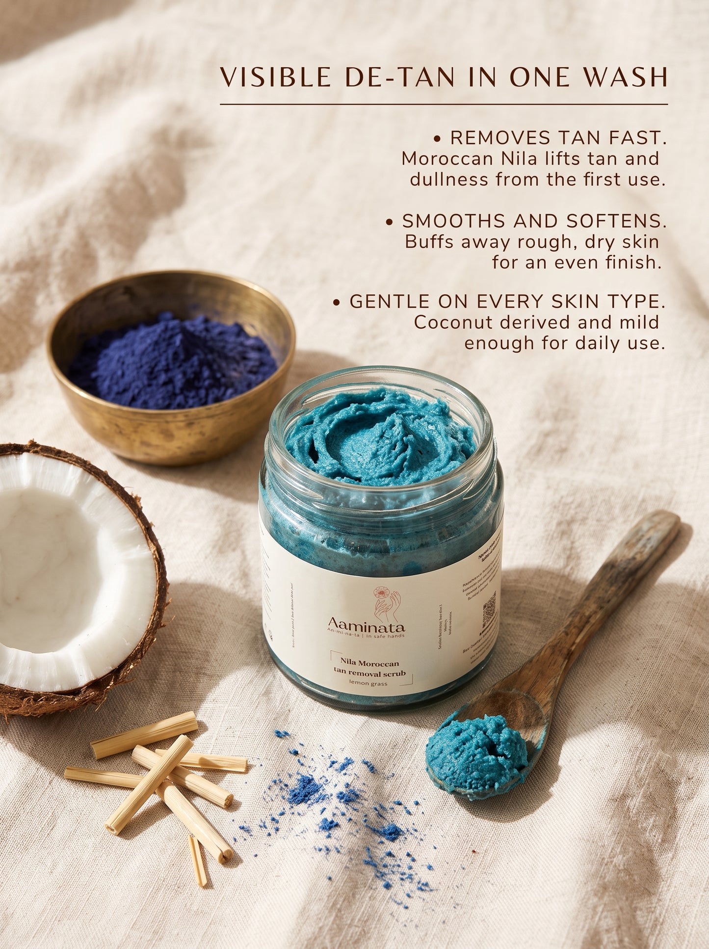 Nila Moroccan De-Tan Scrub